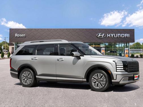 Typhoon Silver Metallic 2026 Hyundai SANTA FE HEV SEL Premium