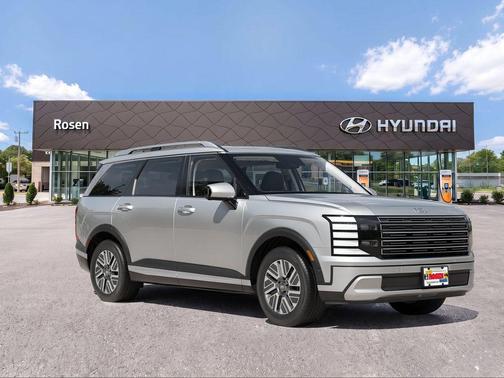 Typhoon Silver Metallic 2026 Hyundai SANTA FE HEV SEL Premium