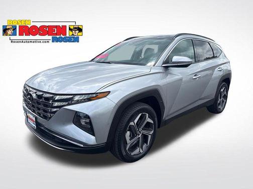 Shimmering Silver 2024 Hyundai TUCSON Hybrid Limited