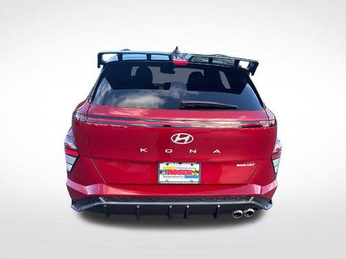 Ultimate Red Metallic w/Black Roof 2024 Hyundai KONA N Line