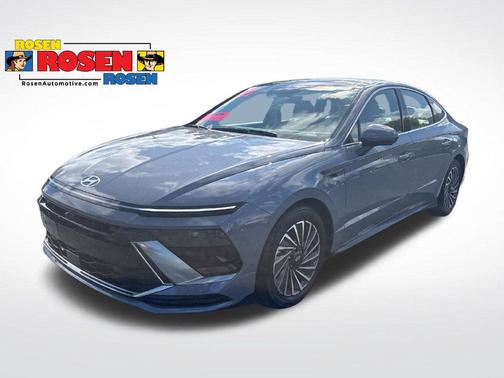 Transmission Blue 2025 Hyundai SONATA Hybrid Limited