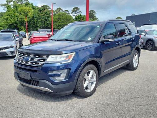 Dark Blue 2017 Ford Explorer XLT