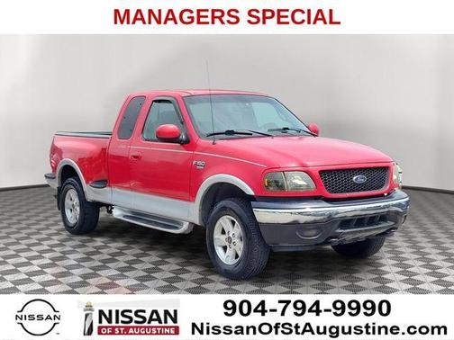 Bright Red Clearcoat 2002 Ford F-150 SuperCab