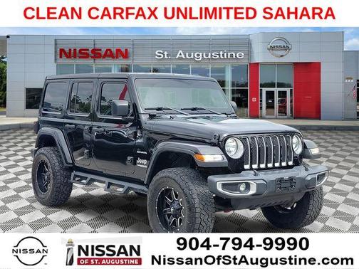 Black Clearcoat 2019 Jeep Wrangler Unlimited Sahara