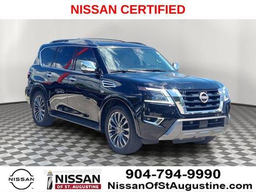 Black 2022 Nissan Armada Platinum