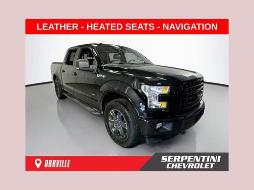 Shadow Black 2017 Ford F-150 XLT
