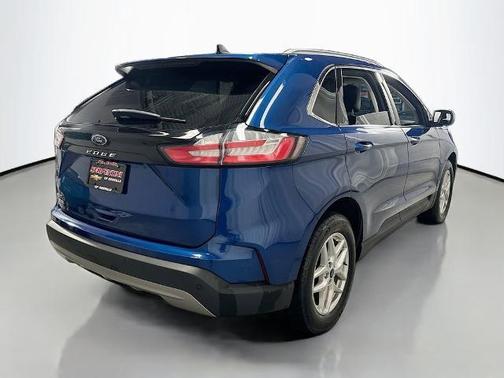 Atlas Blue Metallic 2021 Ford Edge SEL