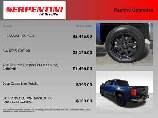 Deep Ocean Blue Metallic 2017 Chevrolet Silverado 1500 1LT