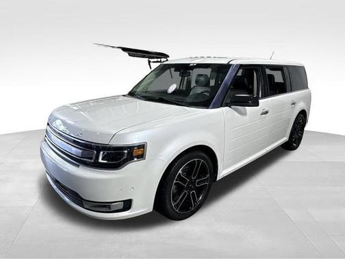 White Platinum Clearcoat Metallic 2014 Ford Flex Limited w/EcoBoost