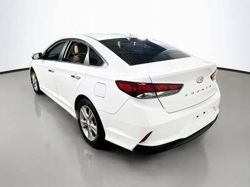Quartz White 2019 Hyundai SONATA SEL