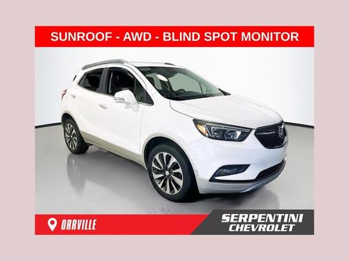 White Frost Tri-Coat 2017 Buick Encore Preferred II