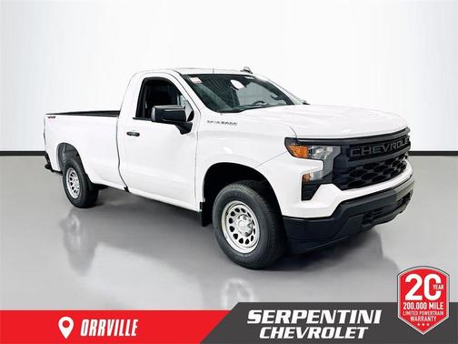 Summit White 2026 Chevrolet Silverado 1500 WT