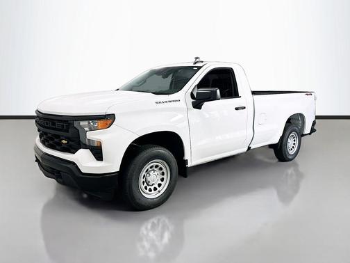 Summit White 2026 Chevrolet Silverado 1500 WT