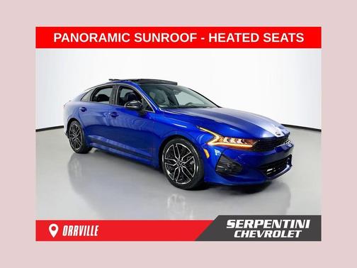 Sapphire Blue 2021 Kia K5 GT