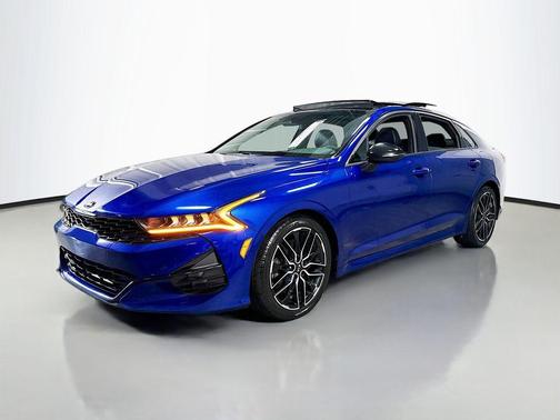 Sapphire Blue 2021 Kia K5 GT