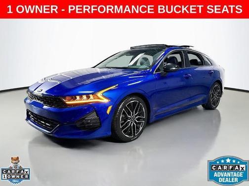 Sapphire Blue 2021 Kia K5 GT