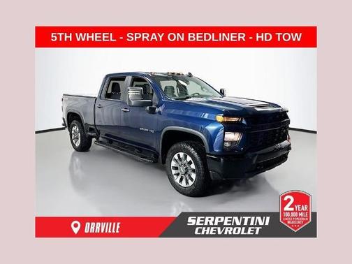 Northsky Blue Metallic 2022 Chevrolet Silverado 2500 Custom