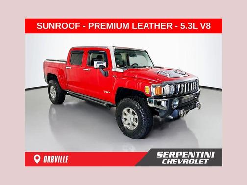 Victory Red 2009 Hummer H3T Alpha