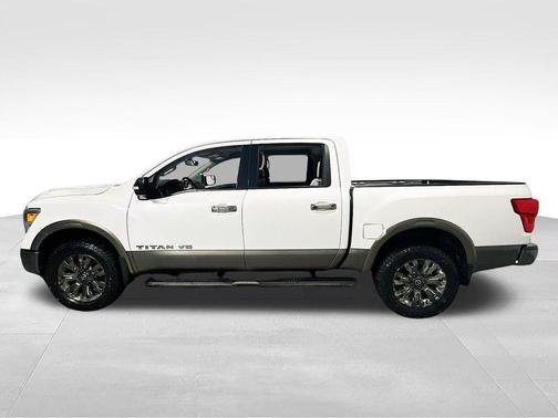 Glacier White 2018 Nissan Titan Platinum Reserve