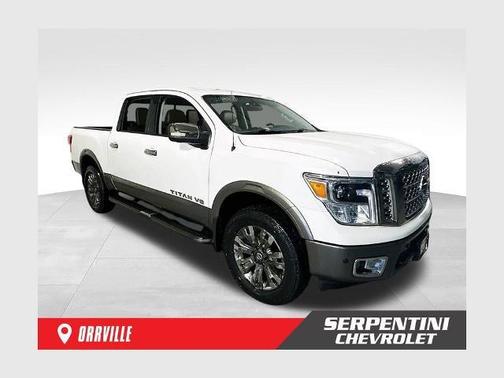 Glacier White 2018 Nissan Titan Platinum Reserve