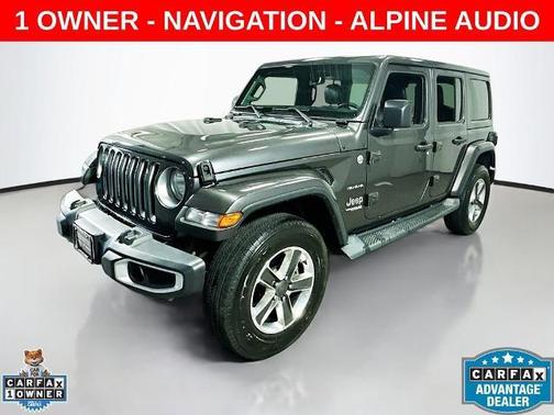 Granite Crystal Clearcoat Metallic 2018 Jeep Wrangler Unlimited Sahara