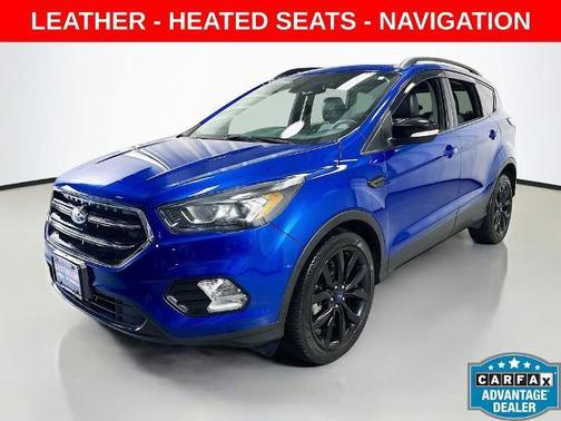 Lightning Blue Metallic 2017 Ford Escape Titanium