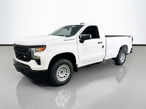 Summit White 2026 Chevrolet Silverado 1500 WT