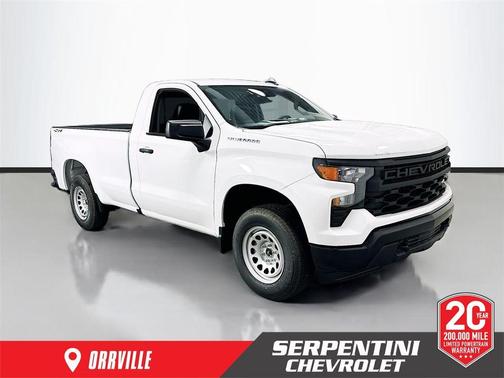 Summit White 2026 Chevrolet Silverado 1500 WT