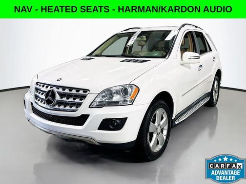White 2011 Mercedes-Benz M-Class ML 350 4MATIC