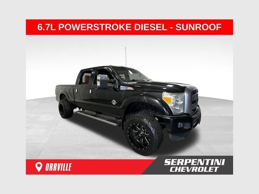Black 2013 Ford F-250 Platinum