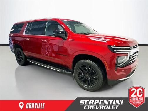 Radiant Red 2025 Chevrolet Suburban Premier