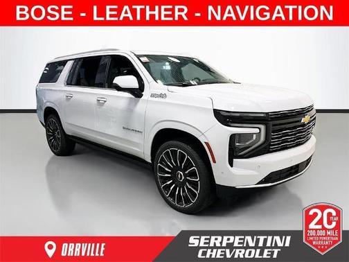Polar White 2026 Chevrolet Suburban High Country