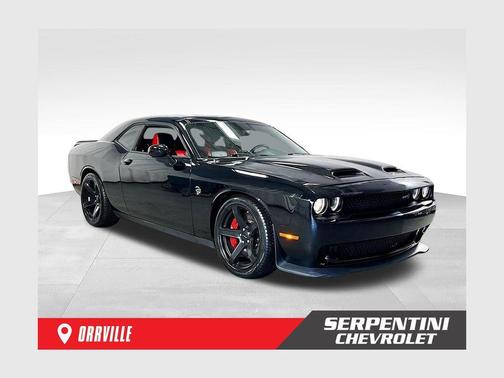 Pitch Black Clearcoat 2021 Dodge Challenger SRT Hellcat