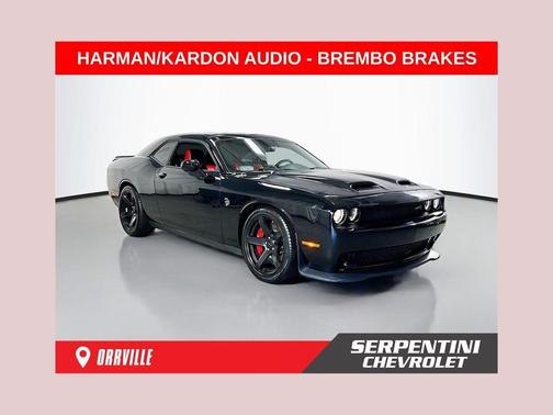 Pitch Black Clearcoat 2021 Dodge Challenger SRT Hellcat
