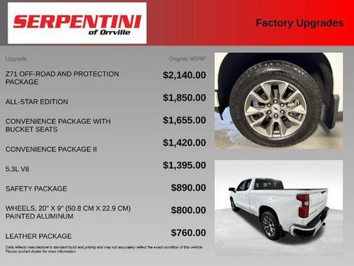 Summit White 2020 Chevrolet Silverado 1500 RST