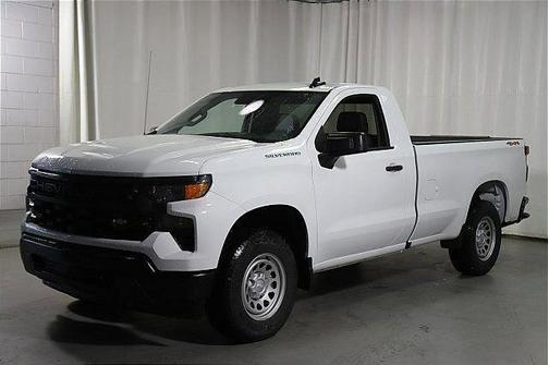 Summit White 2025 Chevrolet Silverado 1500 WT