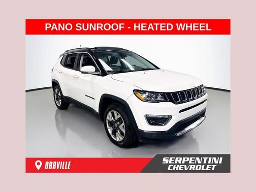 White Clearcoat 2018 Jeep Compass Limited