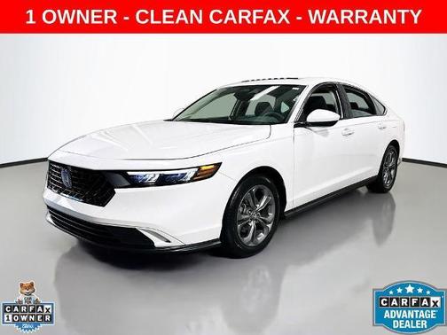 Platinum White Pearl 2024 Honda Accord EX