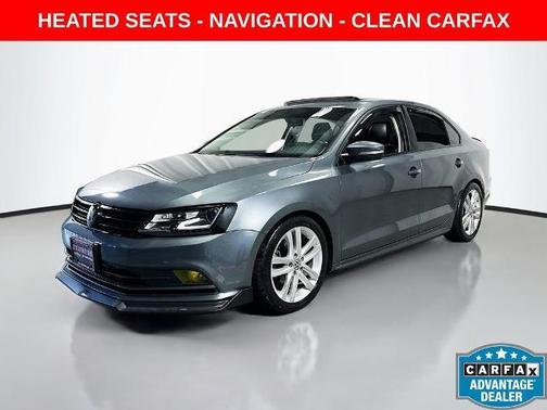 Platinum Gray Metallic 2017 Volkswagen Jetta 1.8T SEL Premium