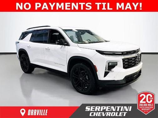 Summit White 2026 Chevrolet Traverse LT