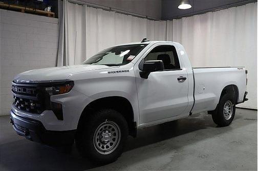 Summit White 2025 Chevrolet Silverado 1500 WT