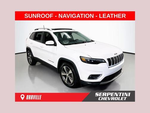 Bright White Clearcoat 2019 Jeep Cherokee Limited