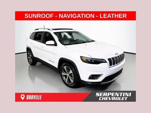 Bright White Clearcoat 2019 Jeep Cherokee Limited