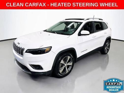 Bright White Clearcoat 2019 Jeep Cherokee Limited