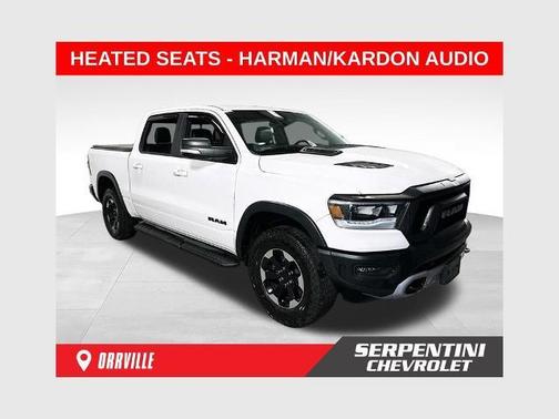 Bright White Clearcoat 2021 RAM 1500 Rebel