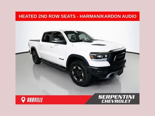Bright White Clearcoat 2021 RAM 1500 Rebel