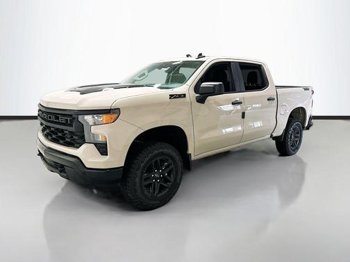 White Sand 2026 Chevrolet Silverado 1500 Custom Trail Boss