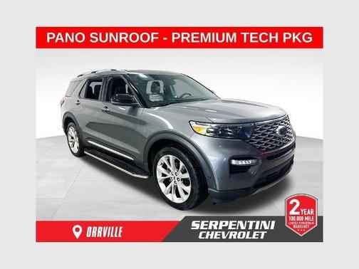 Carbonized Gray Metallic 2021 Ford Explorer Platinum