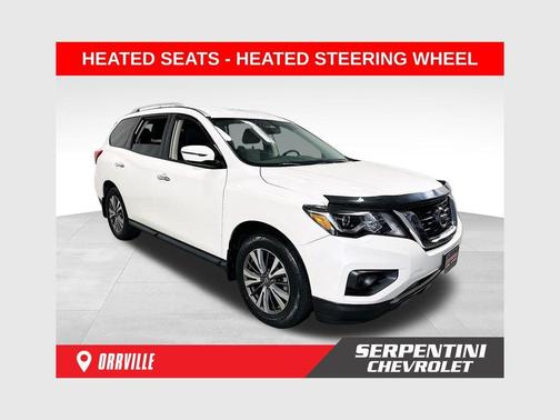 Glacier White 2018 Nissan Pathfinder SV