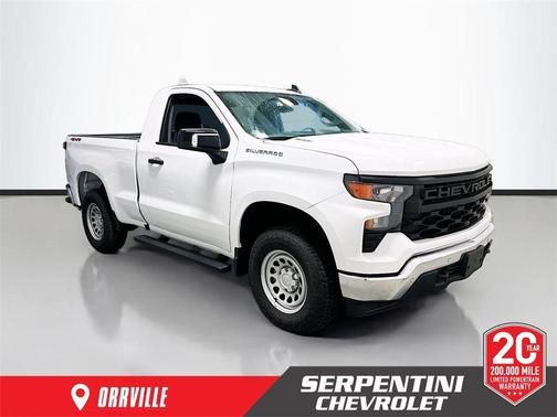 Summit White 2026 Chevrolet Silverado 1500 WT